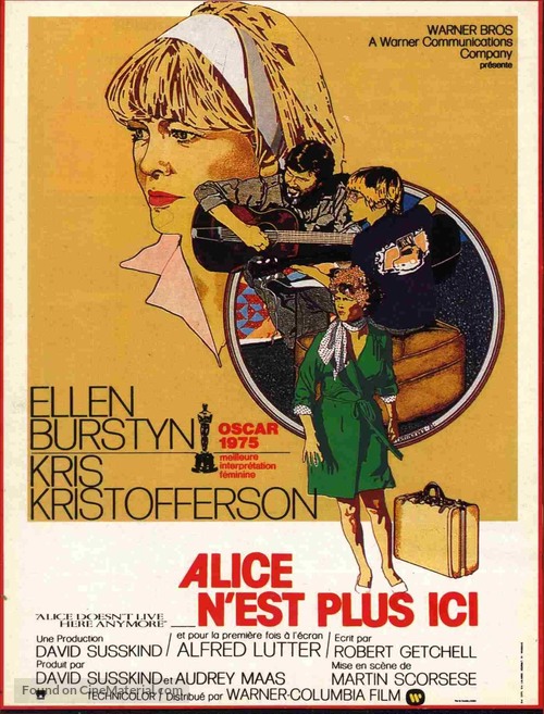 Alice Doesn&#039;t Live Here Anymore - French Movie Poster
