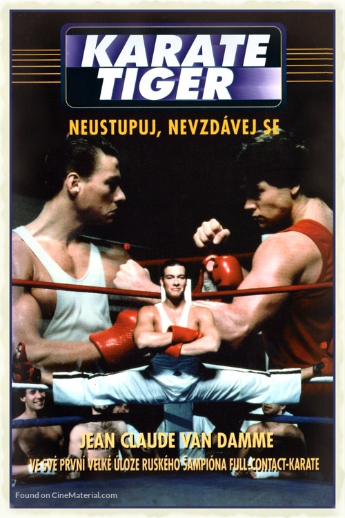 No Retreat, No Surrender - Czech VHS movie cover