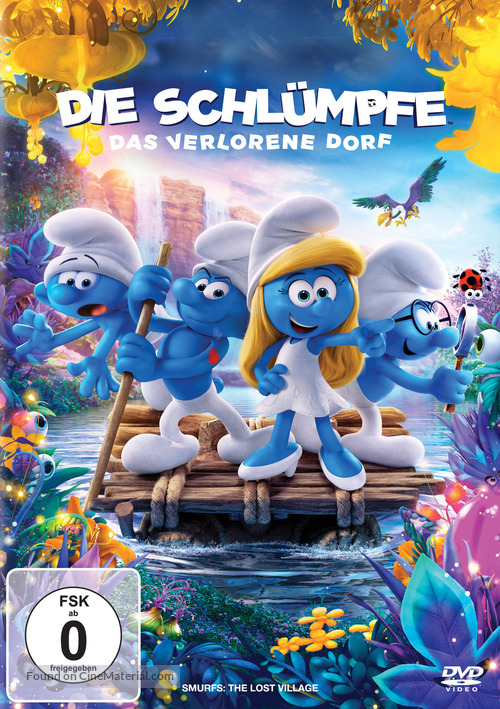 Smurfs: The Lost Village - German DVD movie cover