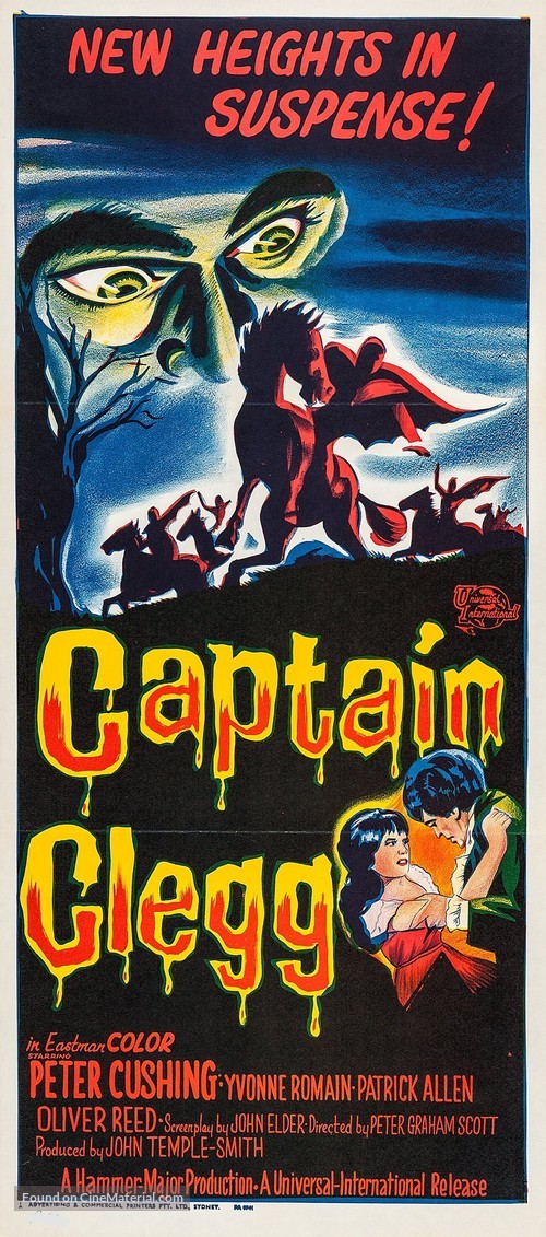 Captain Clegg - Australian Movie Poster