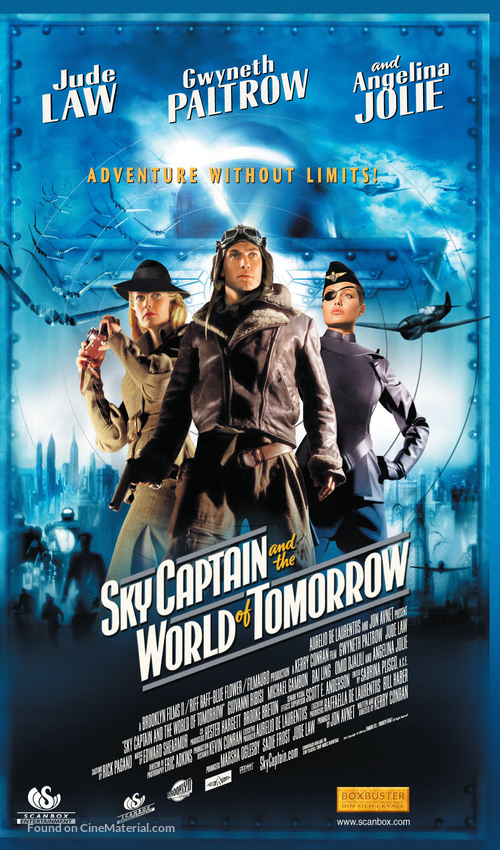 Sky Captain And The World Of Tomorrow - Swedish VHS movie cover
