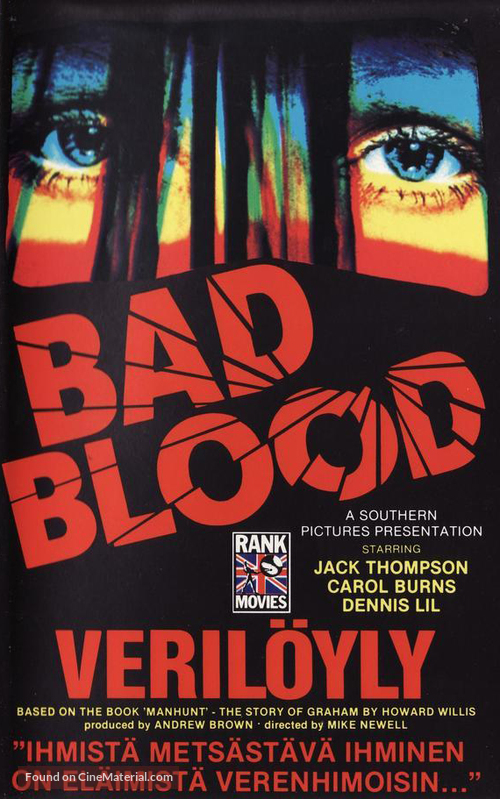 Bad Blood - Finnish VHS movie cover