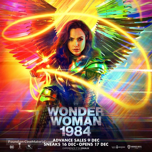 Wonder Woman 1984 - Singaporean Movie Poster