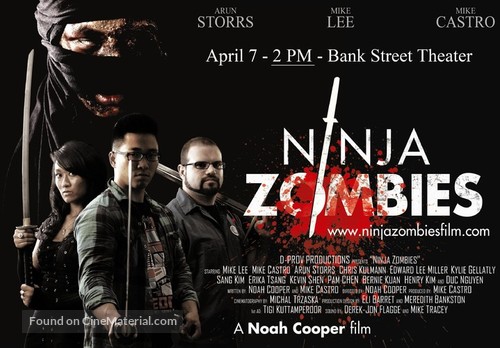 Ninja Zombies - New Zealand Movie Poster