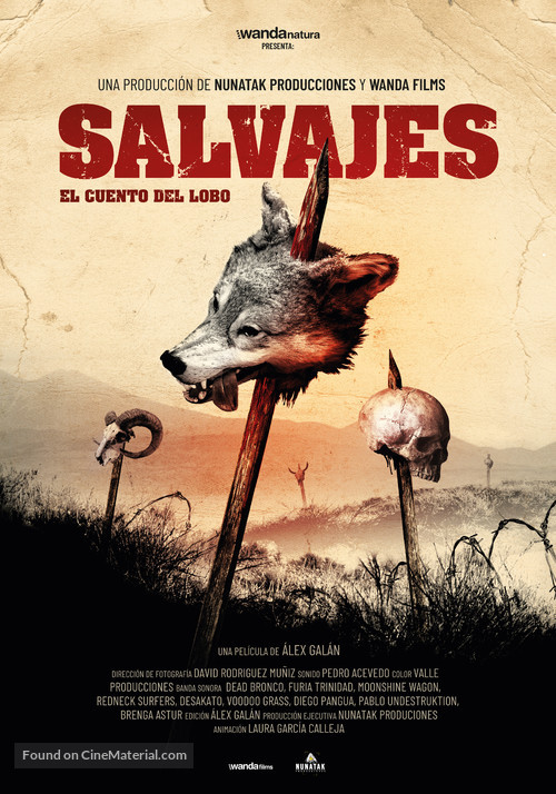 Salvajes, el cuento del lobo - Spanish Movie Poster