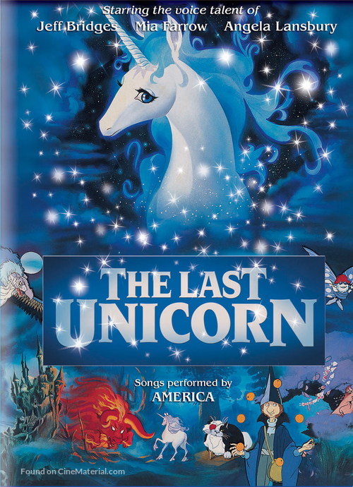 The Last Unicorn - VHS movie cover