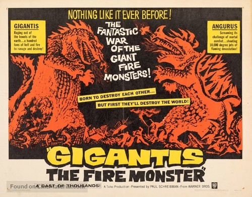 Gigantis: The Fire Monster - Movie Poster