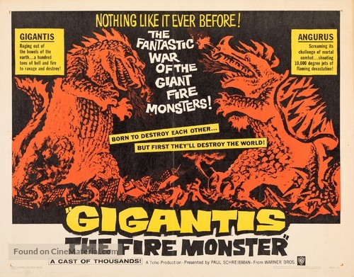 Gigantis: The Fire Monster - Movie Poster