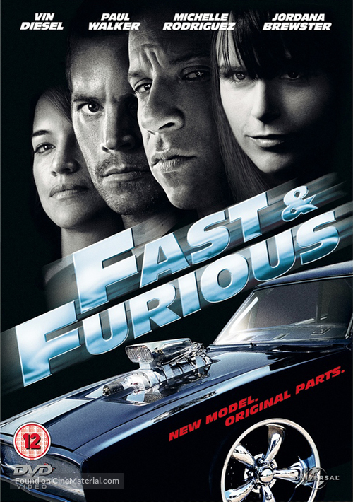 Fast &amp; Furious - British DVD movie cover