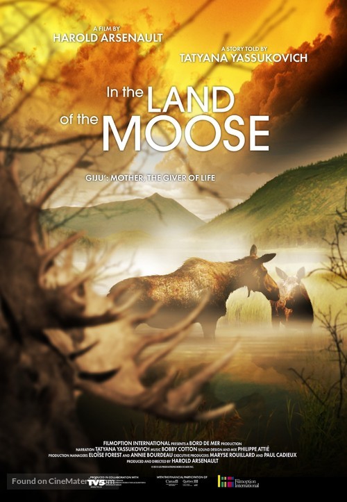 In the land of the moose - Canadian Movie Poster
