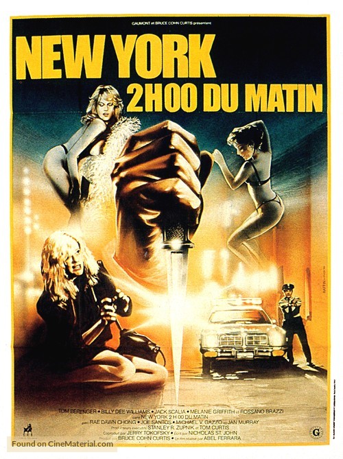 Fear City - French Movie Poster