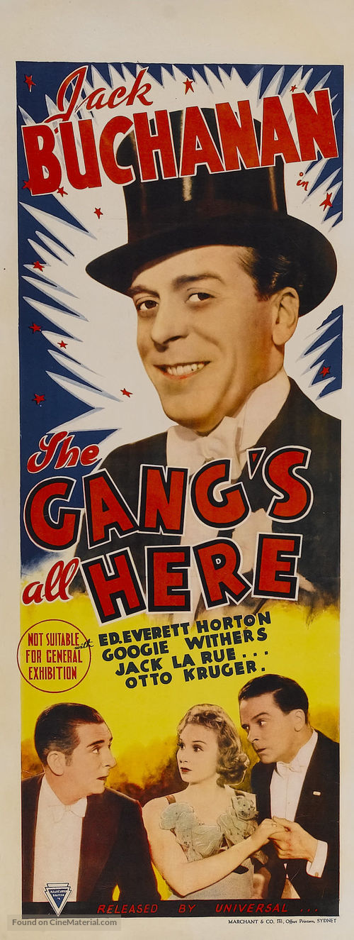 The Gang&#039;s All Here - Australian Movie Poster