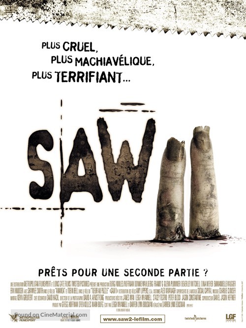 Saw II - French Movie Poster