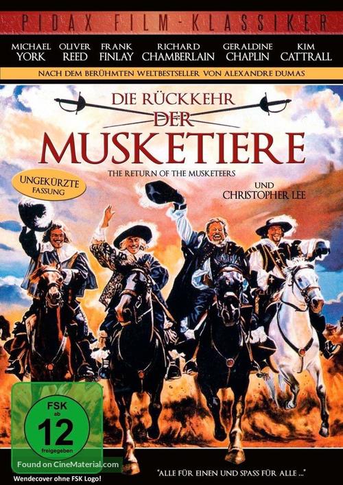 The Return of the Musketeers - German Movie Cover