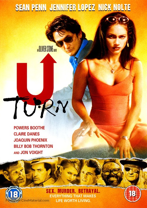 U Turn - British DVD movie cover