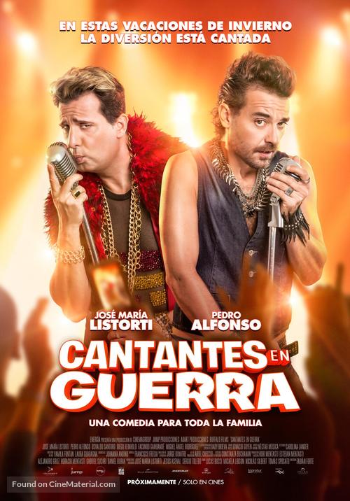 Cantantes en Guerra - Argentinian Movie Poster