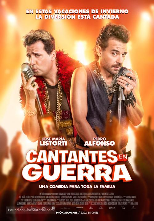 Cantantes en Guerra - Argentinian Movie Poster