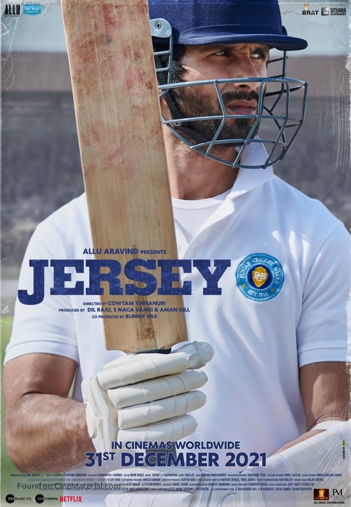 Jersey - Indian Movie Poster