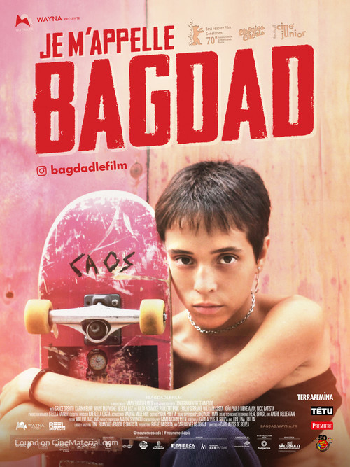 Meu Nome &eacute; Bagd&aacute; - French Movie Poster