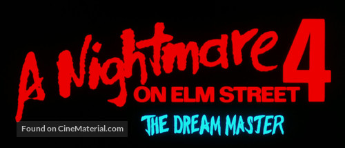 A Nightmare on Elm Street 4: The Dream Master - Logo