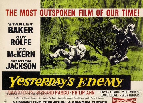 Yesterday&#039;s Enemy - British Movie Poster