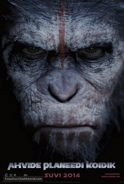 Dawn of the Planet of the Apes - Estonian Movie Poster