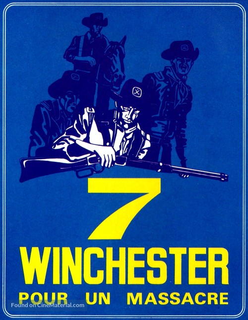 Sette winchester per un massacro - French Movie Poster