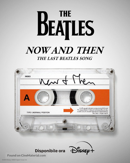 Now and Then, the Last Beatles Song - Italian Movie Poster