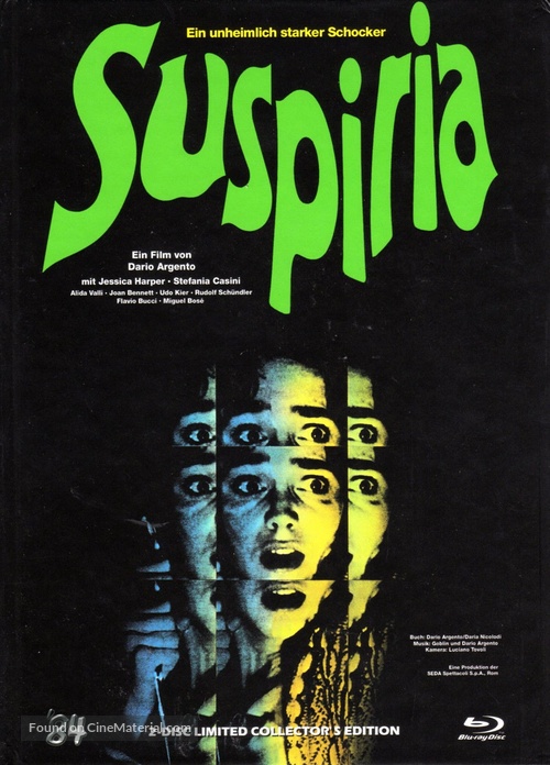 Suspiria - German Blu-Ray movie cover