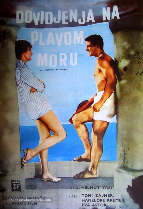 Auf Wiedersehen am blauen Meer - Yugoslav Movie Cover