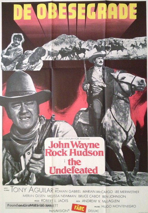 The Undefeated - Swedish Movie Poster