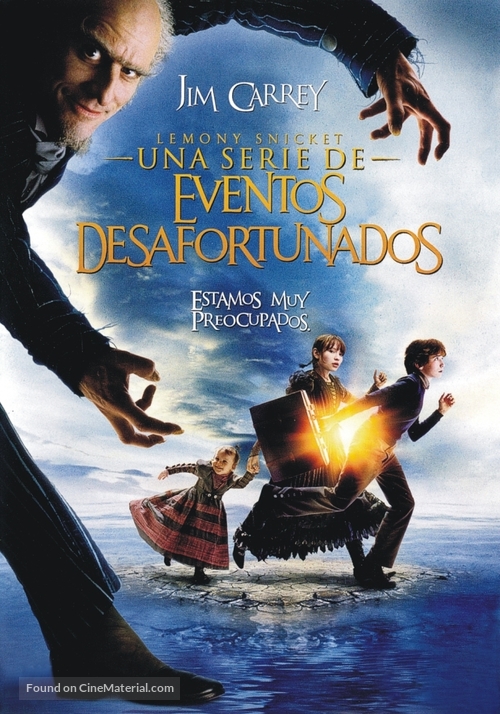 Lemony Snicket&#039;s A Series of Unfortunate Events - Argentinian DVD movie cover