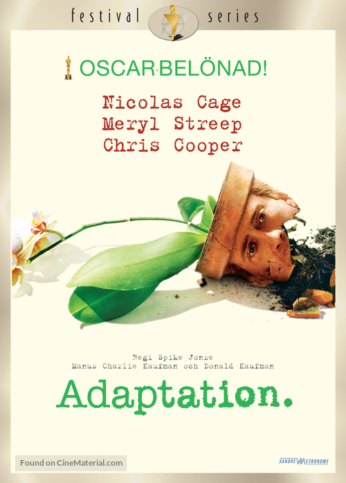 Adaptation. - Swedish Movie Cover