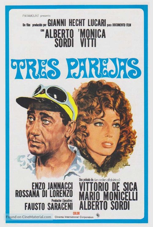 Le coppie - Spanish Movie Poster