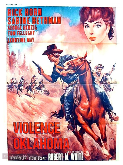 Oklahoma John - French Movie Poster