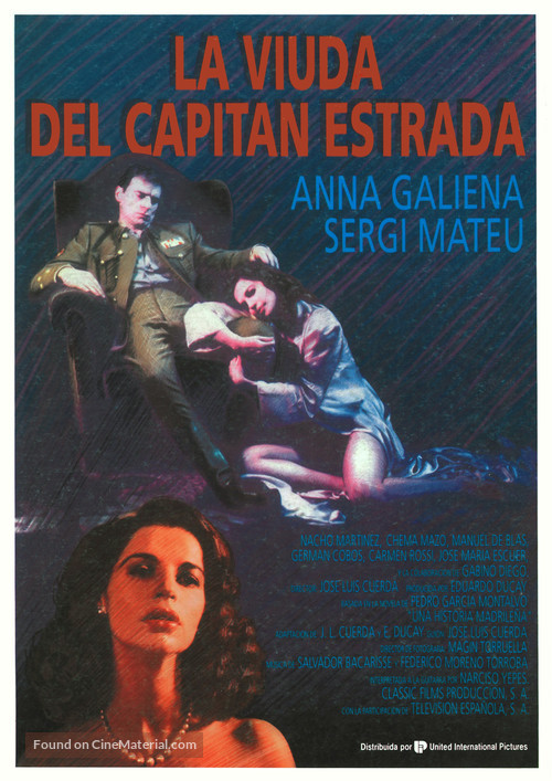La viuda del capit&aacute;n Estrada - Spanish Movie Poster