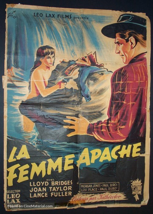 Apache Woman - French Movie Poster