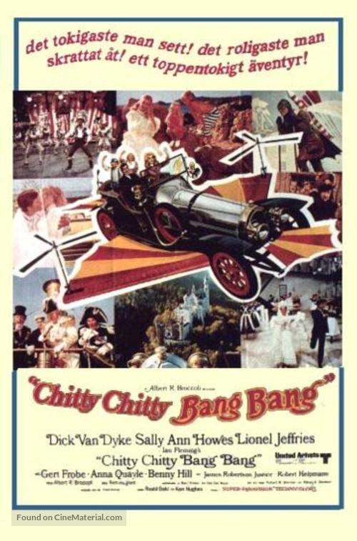 Chitty Chitty Bang Bang - Swedish Movie Poster