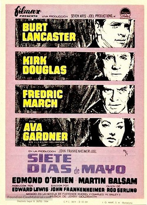 Seven Days in May - Spanish Movie Poster