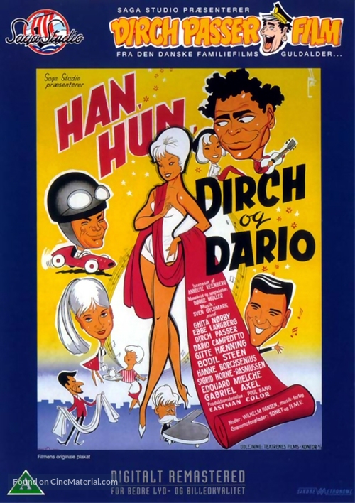 Han, Hun, Dirch og Dario - Danish DVD movie cover
