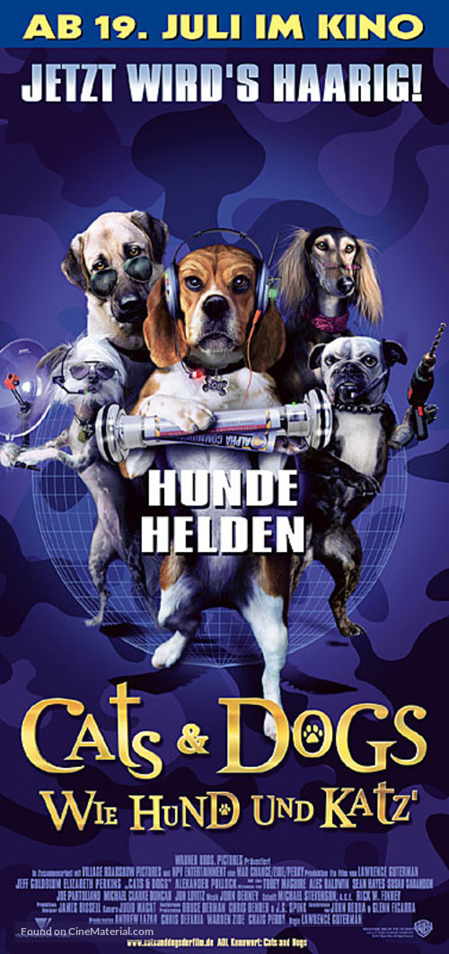 Cats &amp; Dogs - German Movie Poster