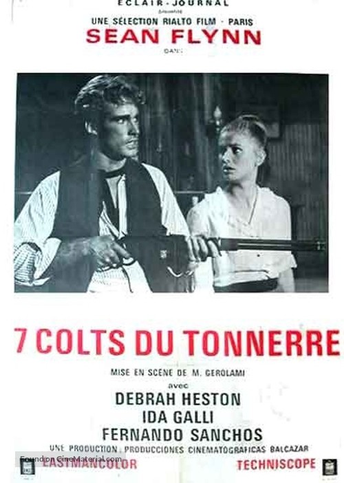 7 magnifiche pistole - French Movie Poster
