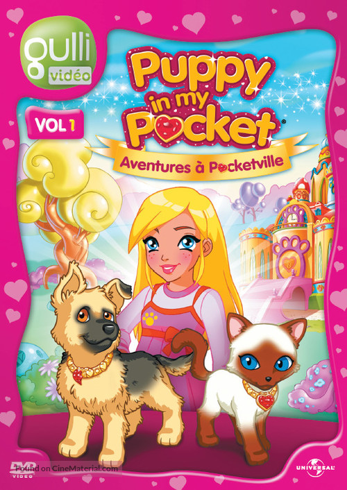 &quot;Puppy in My Pocket: Adventures in Pocketville&quot; - French DVD movie cover