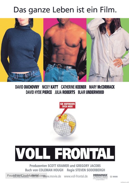 Full Frontal - German Movie Poster