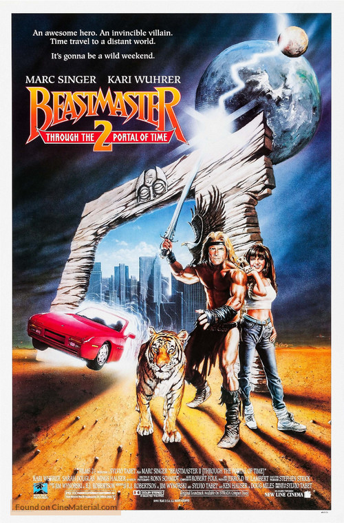 Beastmaster 2: Through the Portal of Time - Movie Poster