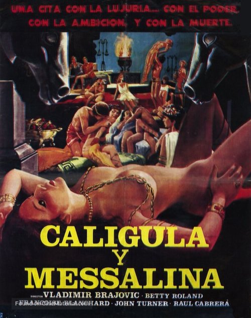 Caligula et Messaline - Spanish Movie Poster