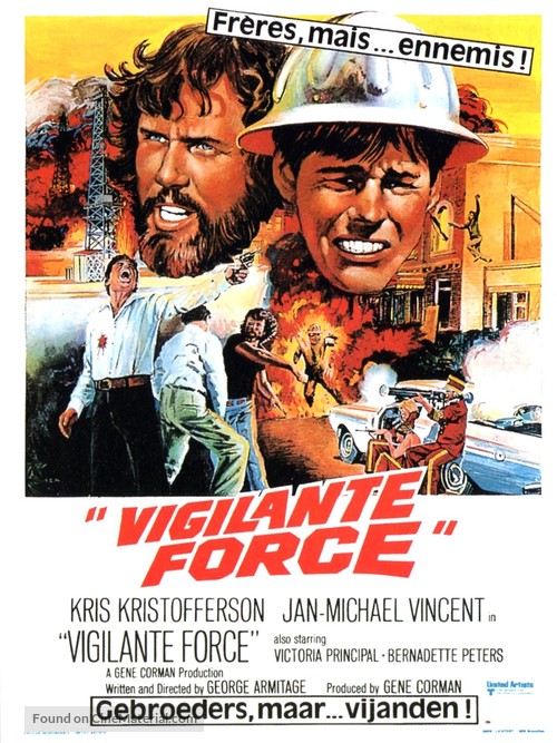 Vigilante Force - Belgian Movie Poster