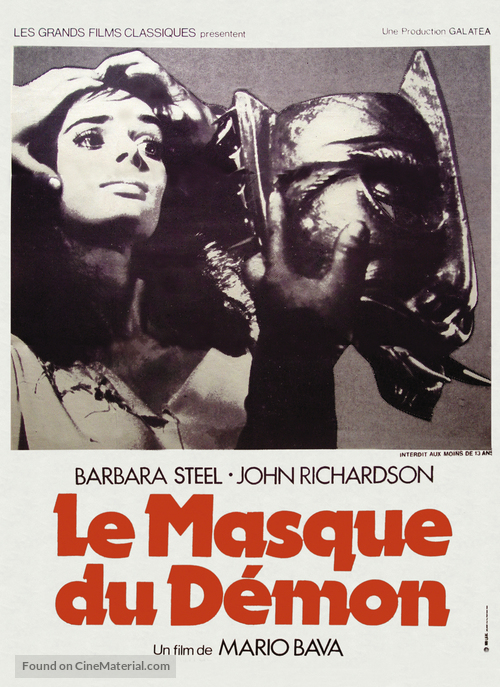 La maschera del demonio - French Movie Poster