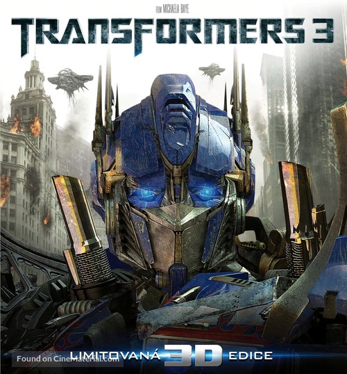 Transformers: Dark of the Moon - Czech Blu-Ray movie cover