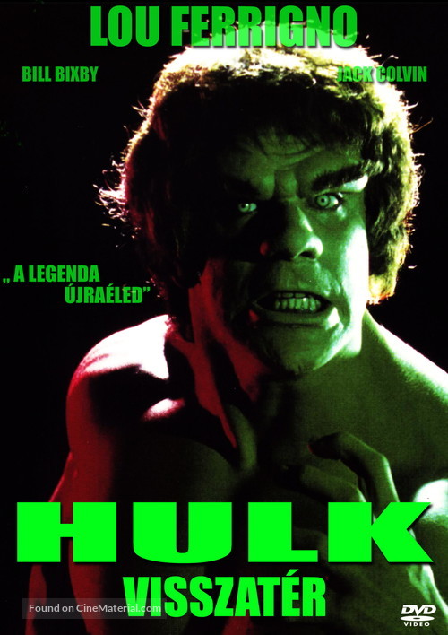 The Incredible Hulk: Death in the Family - Hungarian Movie Cover